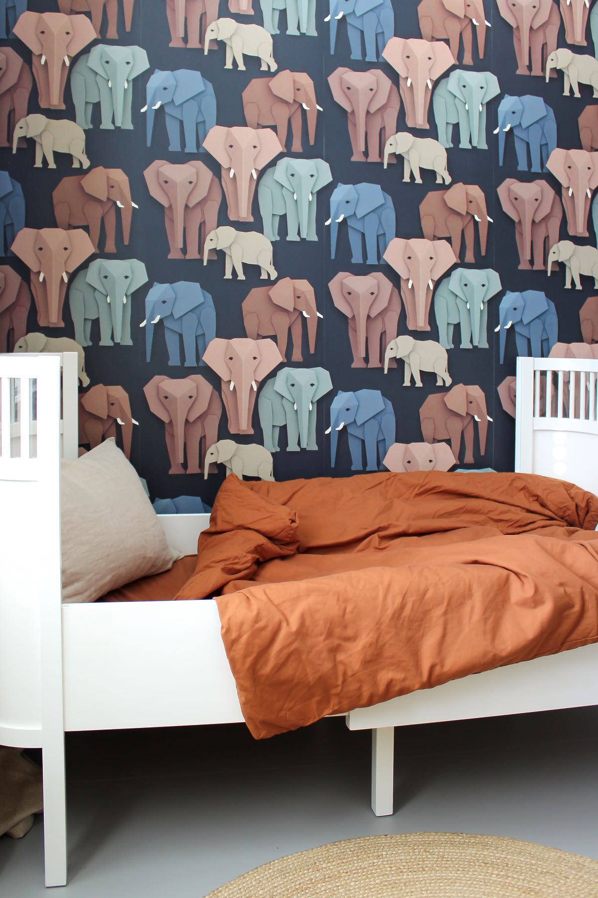 Studio Ditte Wallpaper Elephants - Dark
