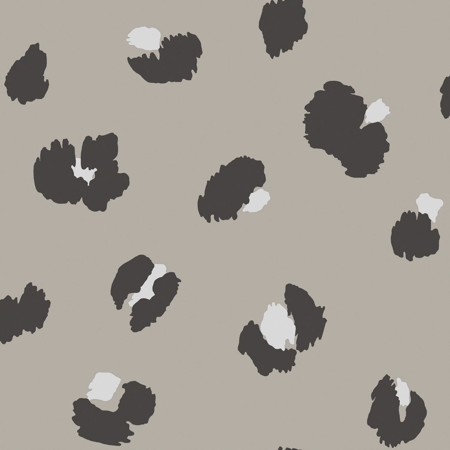 Luipaard behang voor de kinderkamer taupe leopard dutch wallcoverings 13030