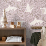 ESTAhome Wallpaper Swans - Terra
