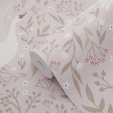 ESTAhome Wallpaper Swans - Terra