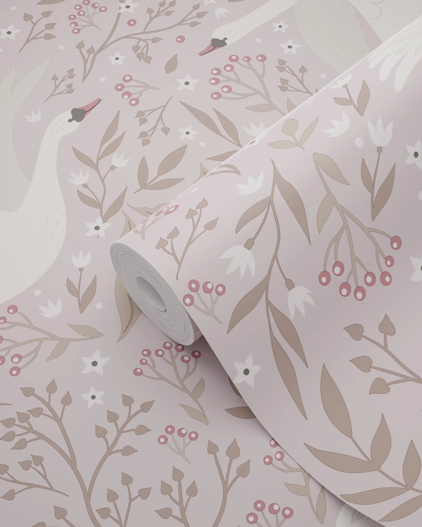 ESTAhome Wallpaper Swans - Terra