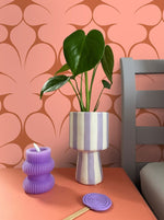 ESTAhome Retro Ornamenten behang voor meisjeskamer en tienerkamer voor retrolook terra 131561