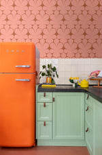 ESTAhome Retro Ornamenten behang voor meisjeskamer en tienerkamer voor retrolook terra 131561