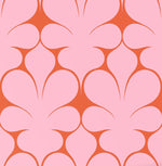 ESTAhome Retro Ornamenten behang voor meisjeskamer en tienerkamer voor retrolook roze rood 131564