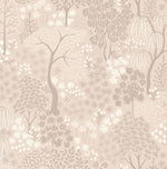 ESTAhome bomen en bloemen behang voor babykamer, meisjeskamer en babykamer beige 131648