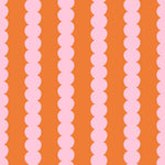 ESTAhome grafische strepen behang voor de kinderkamer meisjeskamer tienerkamer roze oranje 131748