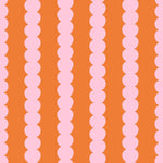 ESTAhome grafische strepen behang voor de kinderkamer meisjeskamer tienerkamer roze oranje 131748