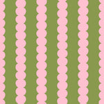 ESTAhome grafische strepen behang voor de kinderkamer meisjeskamer tienerkamer roze en groen 131749