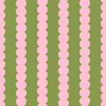 ESTAhome grafische strepen behang voor de kinderkamer meisjeskamer tienerkamer roze en groen 131749