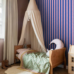 ESTAhome grafische strepen behang voor de kinderkamer meisjeskamer tienerkamer roze blauw 131750
