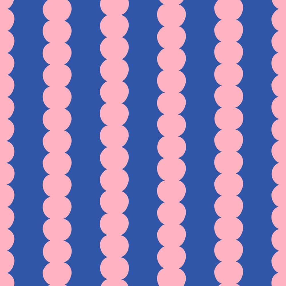 ESTAhome grafische strepen behang voor de kinderkamer meisjeskamer tienerkamer roze blauw 131750