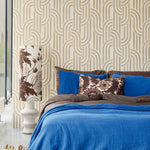 Eijffinger Groovy behang voor de kinderkamer tienerkamer beige 540560