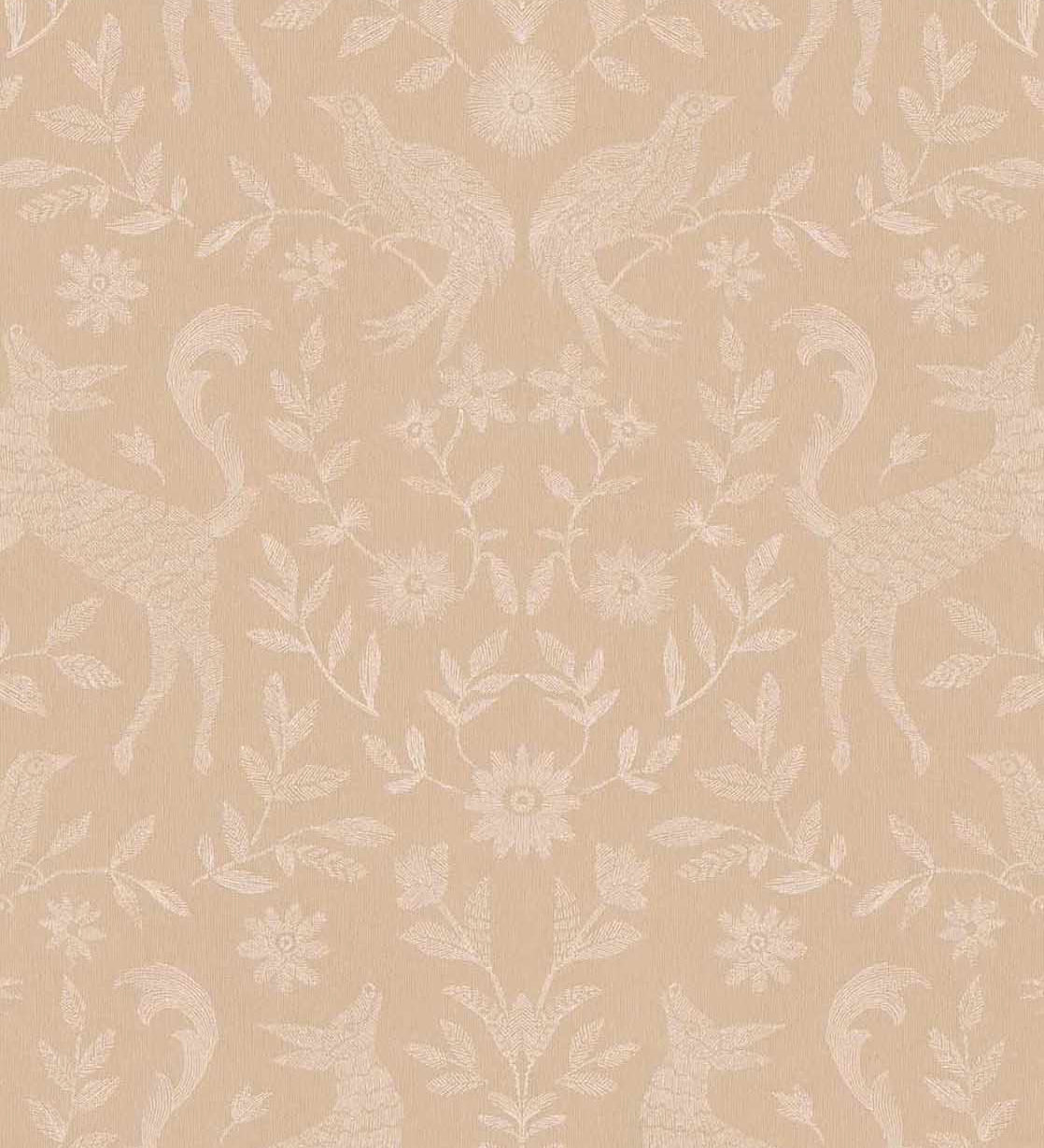 Eijffinger dieren behang voor de kinderkamer meisjeskamer babykamer beige 363110