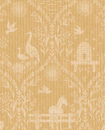 Dieren behang voor de kinderkamer van Eijffinger uit de Tiny Treasures collectie 363131 oker