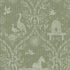 Dieren behang voor de kinderkamer van Eijffinger uit de Tiny Treasures collectie 363134 groen