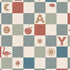 Eijffinger tiny Treasures geblokt behang voor de kinderkamer jongenskamer babykamer rood blauw 363140