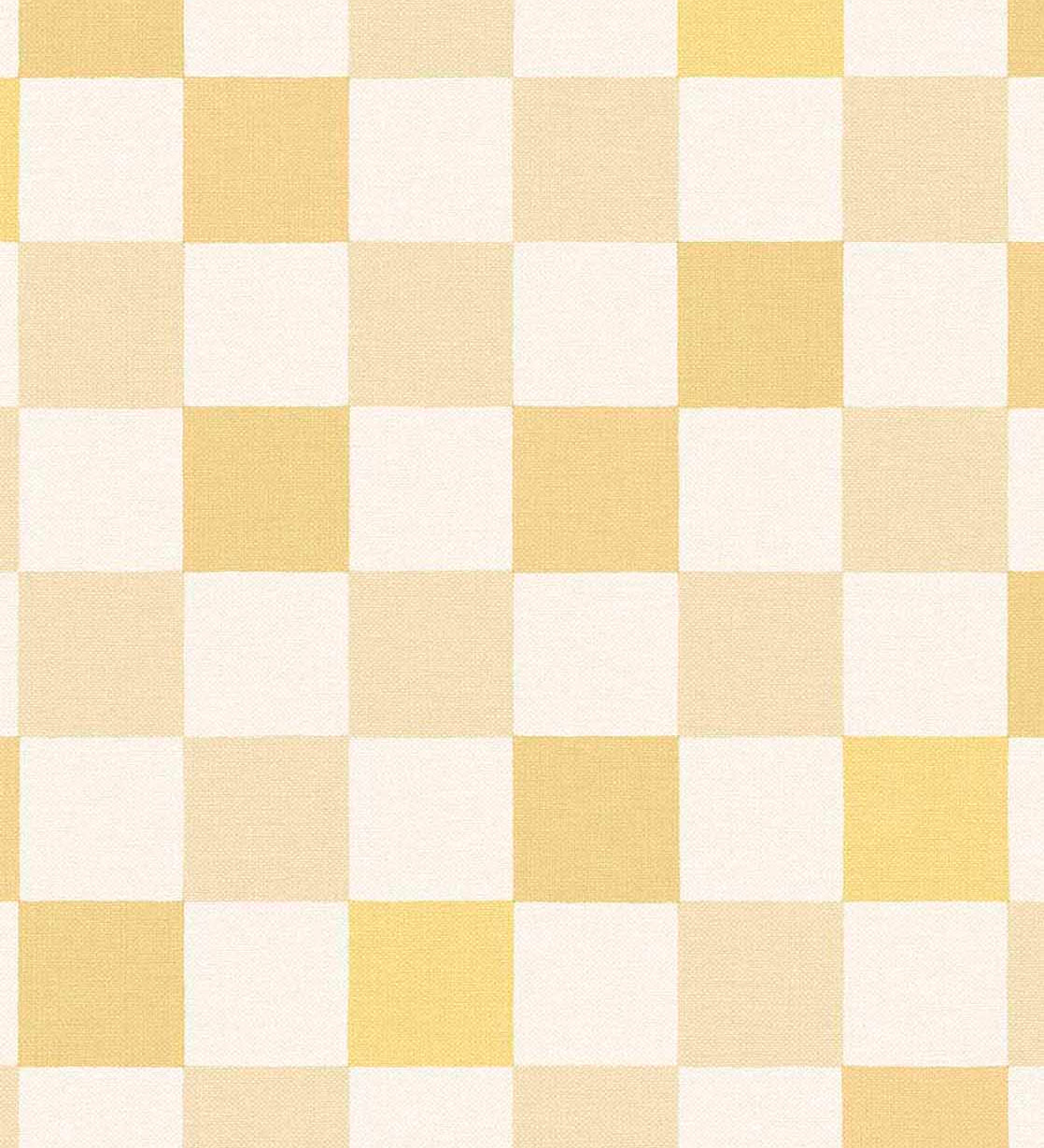 Eijffinger geblokt behang voor de kinderkamer meisjeskamer babykamer tienerkamer pastel geel 363146