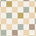 Eijffinger geblokt behang voor de kinderkamer meisjeskamer babykamer tienerkamer pastel blauw oker paars 363147