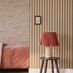 Strepen behang kinderkamer Eijffinger Tiny Treasures babykamer meisjeskamer jongenskamer bruin beige 363150