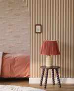 Strepen behang kinderkamer Eijffinger Tiny Treasures babykamer meisjeskamer jongenskamer bruin beige 363150