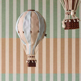Strepen behang kinderkamer Eijffinger Tiny Treasures babykamer meisjeskamer jongenskamer bruin beige 363150