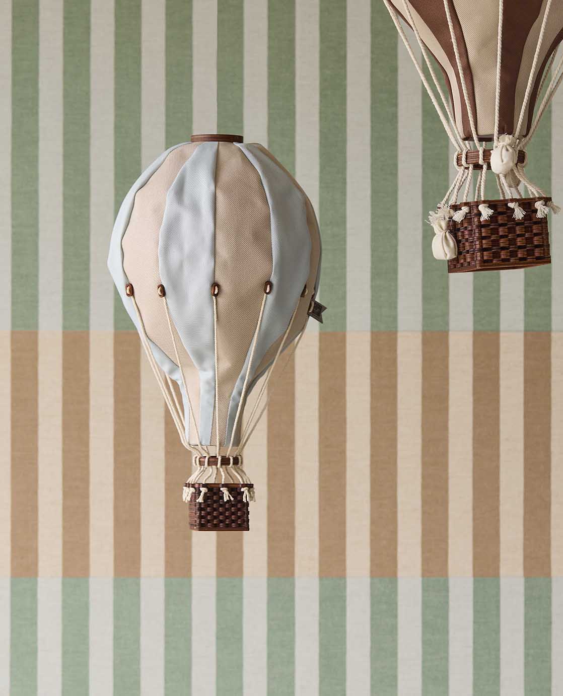 Strepen behang kinderkamer Eijffinger Tiny Treasures babykamer meisjeskamer jongenskamer bruin beige 363150