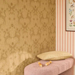 Strepen behang kinderkamer Eijffinger Tiny Treasures babykamer meisjeskamer roze beige 363152