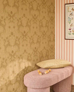 Strepen behang kinderkamer Eijffinger Tiny Treasures babykamer meisjeskamer roze beige 363152