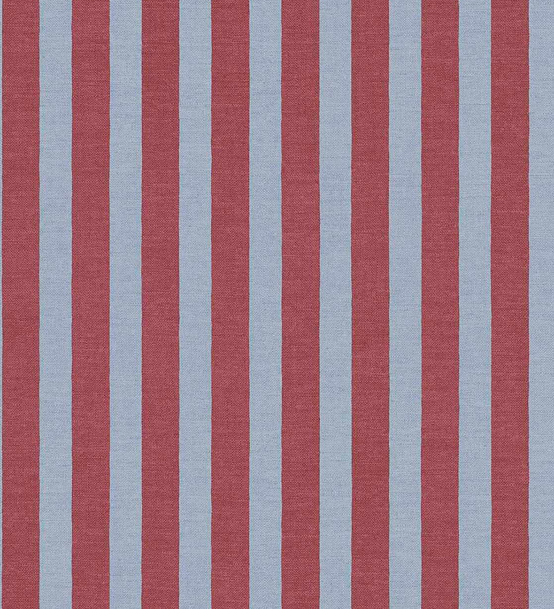 Strepen behang kinderkamer Eijffinger Tiny Treasures babykamer jongenskamer rood lichtblauw 363154