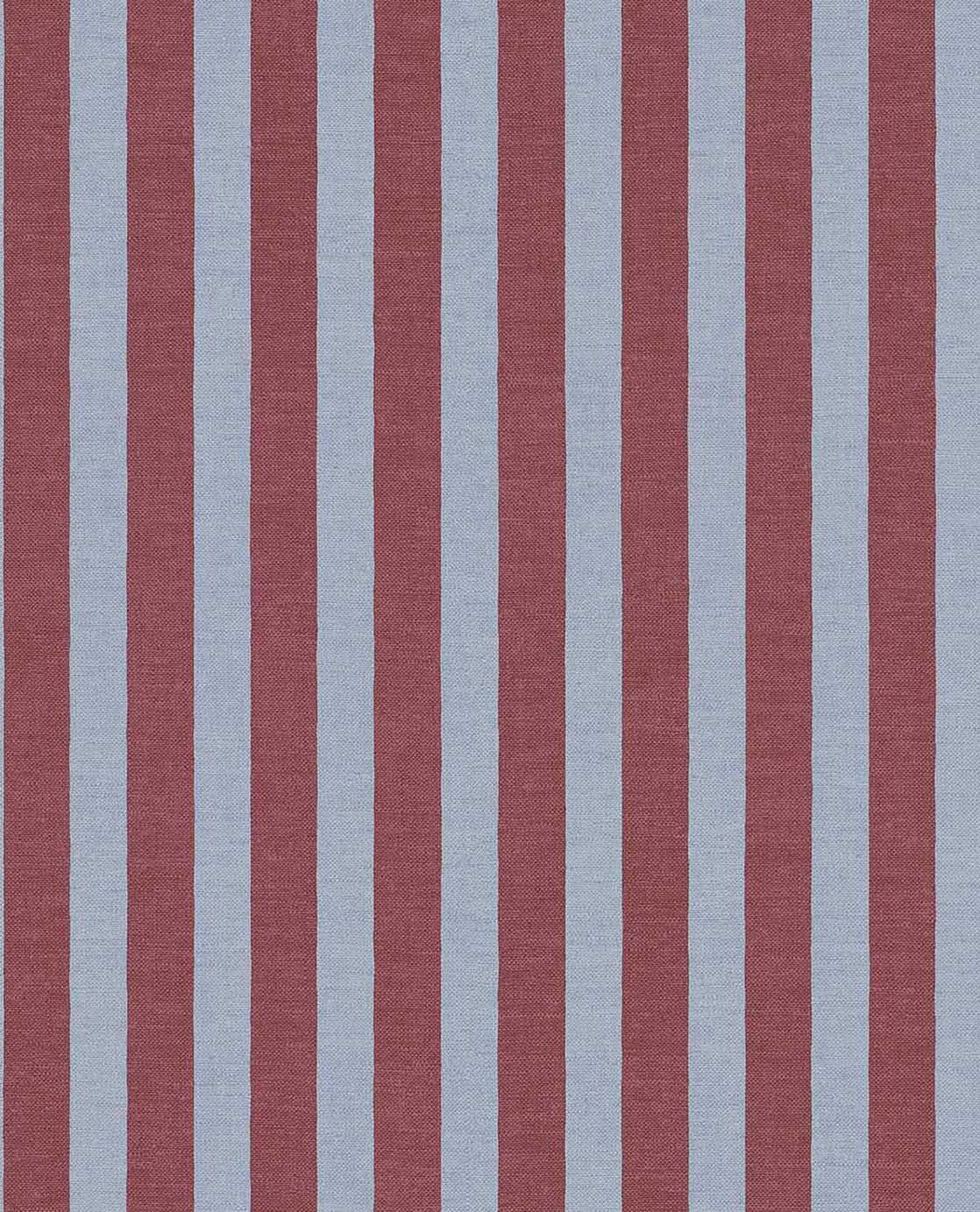 Strepen behang kinderkamer Eijffinger Tiny Treasures babykamer jongenskamer rood lichtblauw 363154