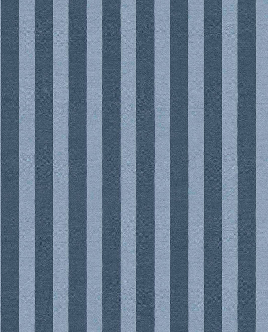 Strepen behang kinderkamer Eijffinger Tiny Treasures babykamer jongenskamer blauw 363155