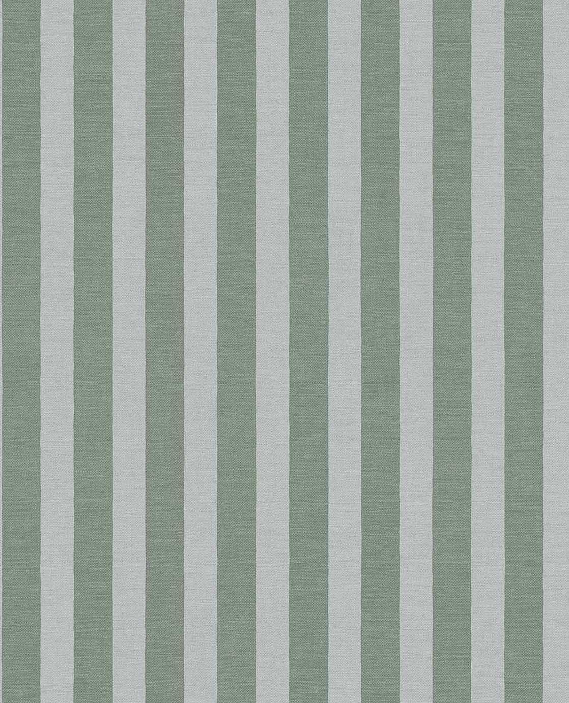 Strepen behang kinderkamer Eijffinger Tiny Treasures babykamer jongenskamer donkergroen beige 363157
