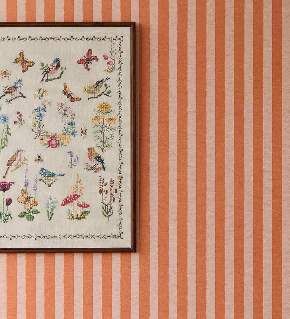 Eijffinger Tiny Treasures Stripes - Coral