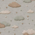 Eijffinger Tiny Treasures wolken behang voor de kinderkamer jongenskamer blauw bruin 363161