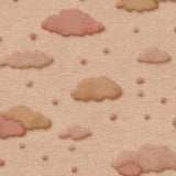 Eijffinger Tiny Treasures wolken behang voor de kinderkamer meisjeskamer babykamer terra roze 363162