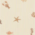Eijffinger Tiny Treasures strepen behang met zeedieren voor de kinderkamer jongenskamer meisjeskamer beige 363170