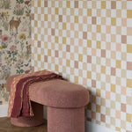 Bosdieren behang meisjeskamer eijffinger tiny treasures kinderbehang 363190 creme
