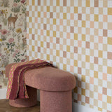 Bosdieren behang meisjeskamer eijffinger tiny treasures kinderbehang 363190 creme