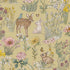 Bosdieren behang meisjeskamer eijffinger tiny treasures kinderbehang 363192 zacht okergeel