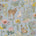 Bosdieren behang meisjeskamer eijffinger tiny treasures kinderbehang 363193 lichtblauw