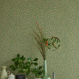 Eijffinger Behang Posy Bloemen 316055 - Donkergroen