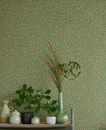 Eijffinger Wallpaper Posy Flowers 316055 - Dark green