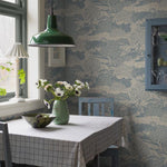 Borastapeter solangen behang voor de kinderkamer blauwe 5828