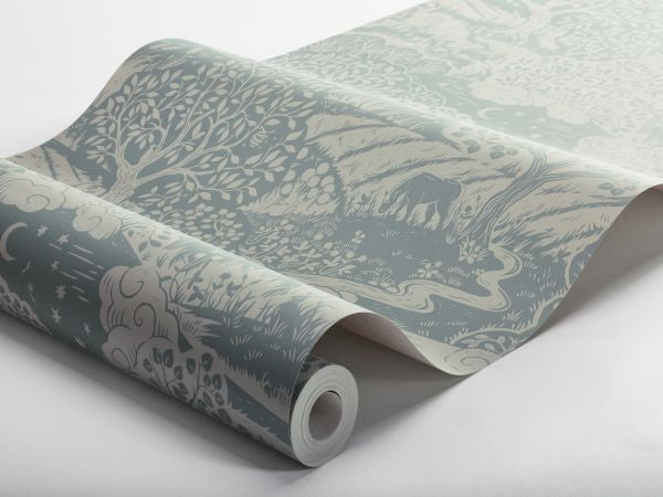 Borastapeter solangen behang voor de kinderkamer blauwe 5828