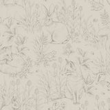 Borastapeter behang voor de kinderkamer Forest Friends bosdieren beige 6922 newbie 2