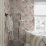 Borastapeter zwanen behang voor de meisjeskamer Lily Swan 6927