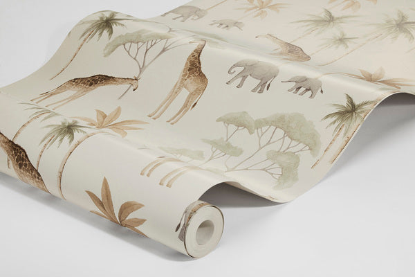 Borastapeter Savannah jungle behang 6939 warm wit