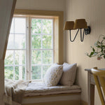 Borastapeter Lilla Lyckan bloemen behang meisjeskamer babykamer geel en creme 6953