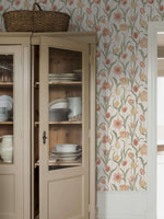 Borastapeter bloemen behang voor meisjeskamer en babykamer la belle epoque roze 6969