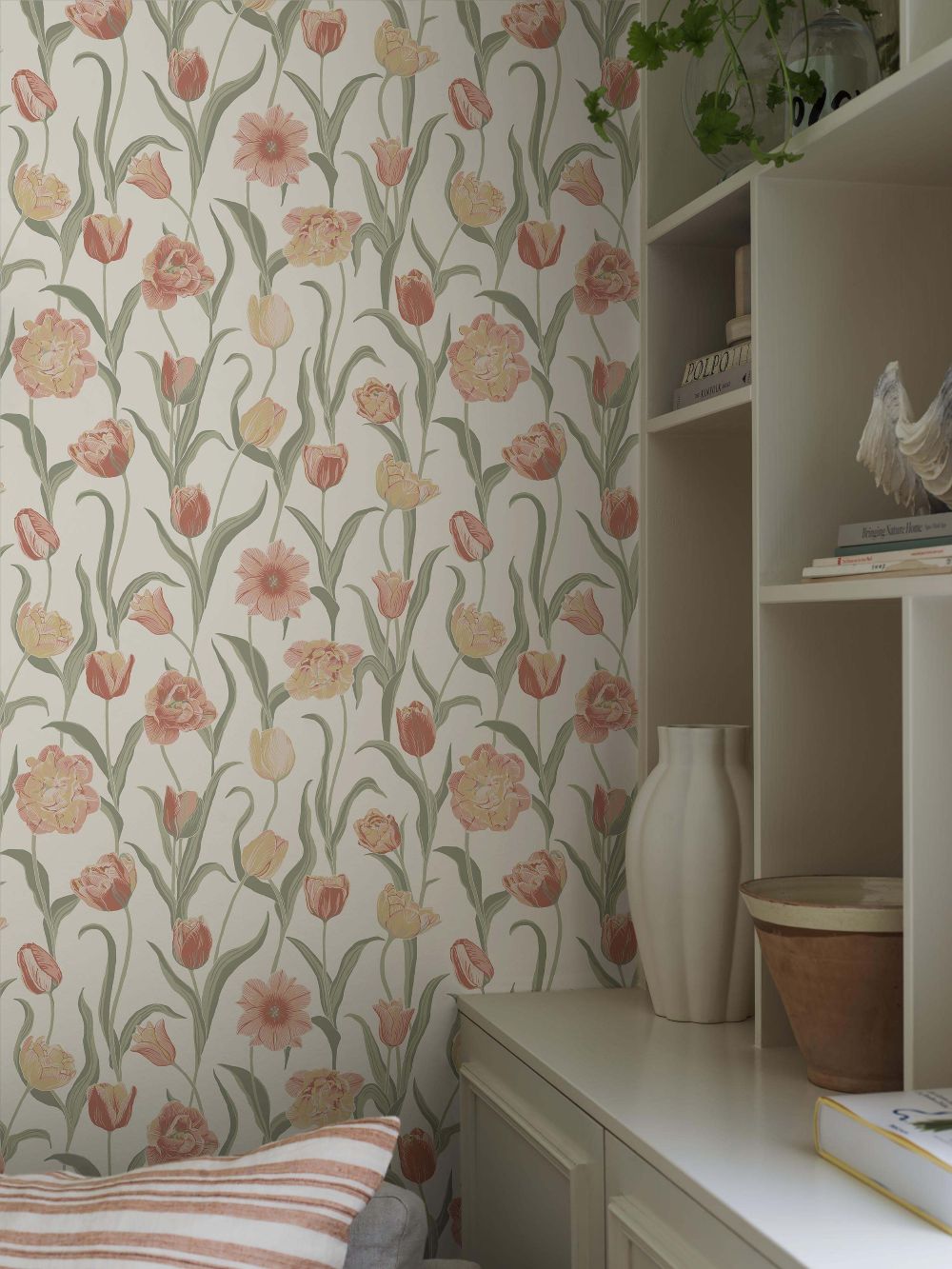 Borastapeter bloemen behang voor meisjeskamer en babykamer la belle epoque roze 6969